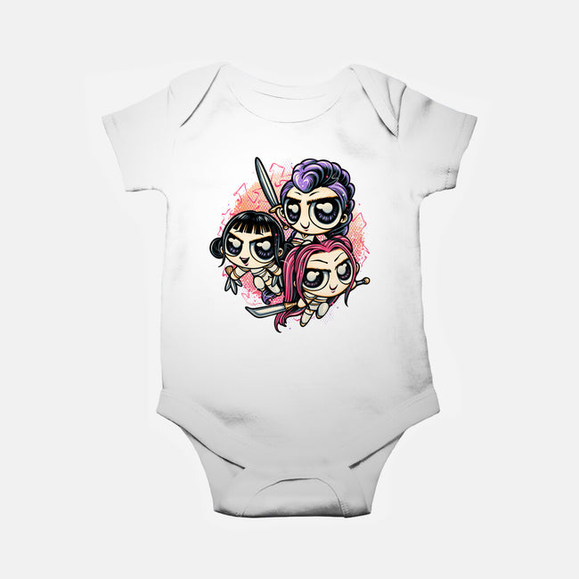 The Power Of Music-Baby-Basic-Onesie-glitchygorilla