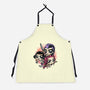 The Power Of Music-Unisex-Kitchen-Apron-glitchygorilla