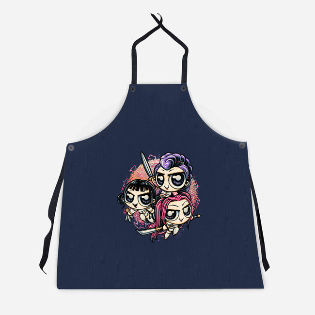 The Power Of Music-Unisex-Kitchen-Apron-glitchygorilla