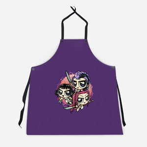 The Power Of Music-Unisex-Kitchen-Apron-glitchygorilla