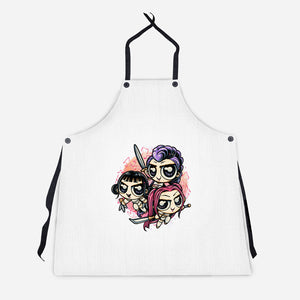 The Power Of Music-Unisex-Kitchen-Apron-glitchygorilla