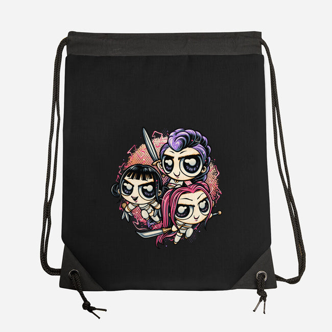 The Power Of Music-None-Drawstring-Bag-glitchygorilla