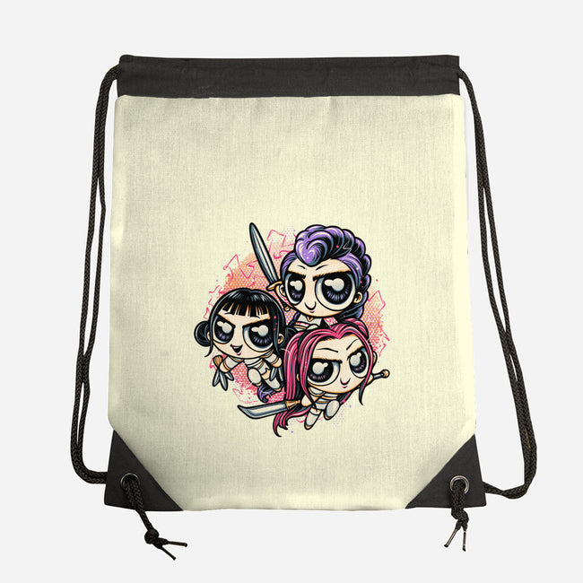 The Power Of Music-None-Drawstring-Bag-glitchygorilla