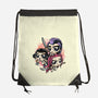 The Power Of Music-None-Drawstring-Bag-glitchygorilla