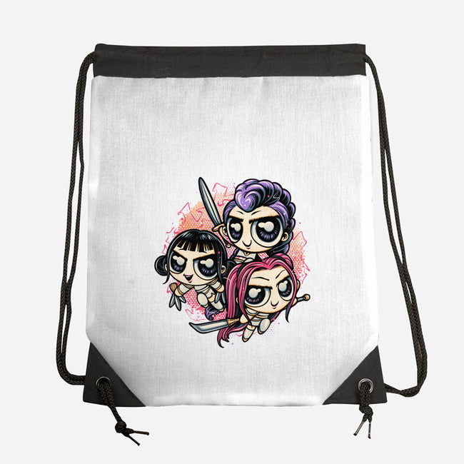 The Power Of Music-None-Drawstring-Bag-glitchygorilla