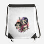 The Power Of Music-None-Drawstring-Bag-glitchygorilla