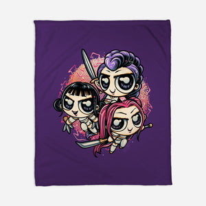 The Power Of Music-None-Fleece-Blanket-glitchygorilla