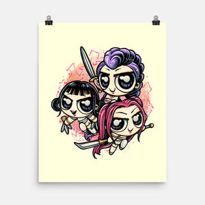 The Power Of Music-None-Matte-Poster-glitchygorilla