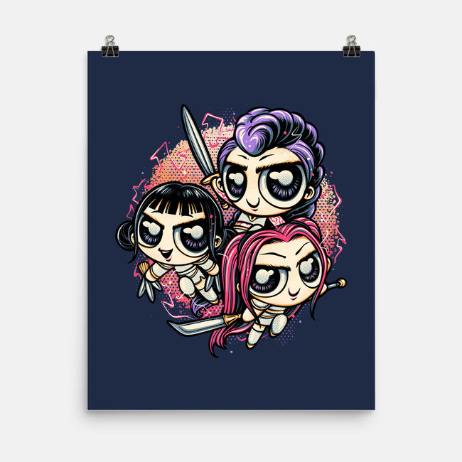 The Power Of Music-None-Matte-Poster-glitchygorilla