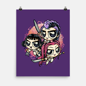 The Power Of Music-None-Matte-Poster-glitchygorilla