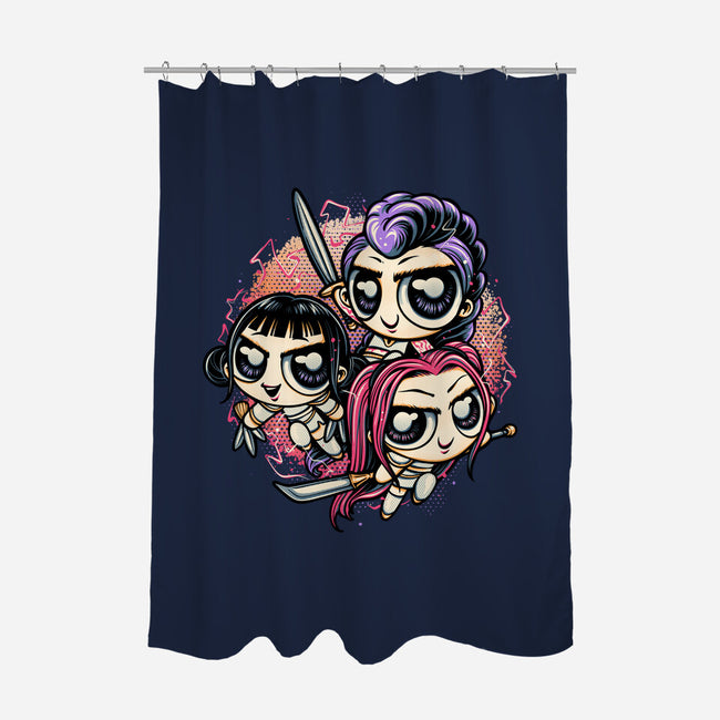 The Power Of Music-None-Polyester-Shower Curtain-glitchygorilla