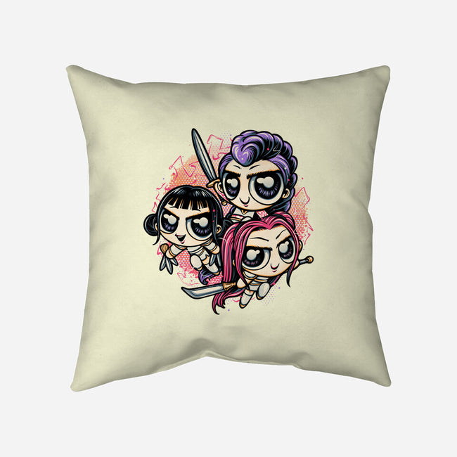 The Power Of Music-None-Removable Cover w Insert-Throw Pillow-glitchygorilla