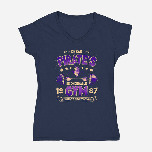 Dread Gym-Womens-V-Neck-Tee-retrodivision