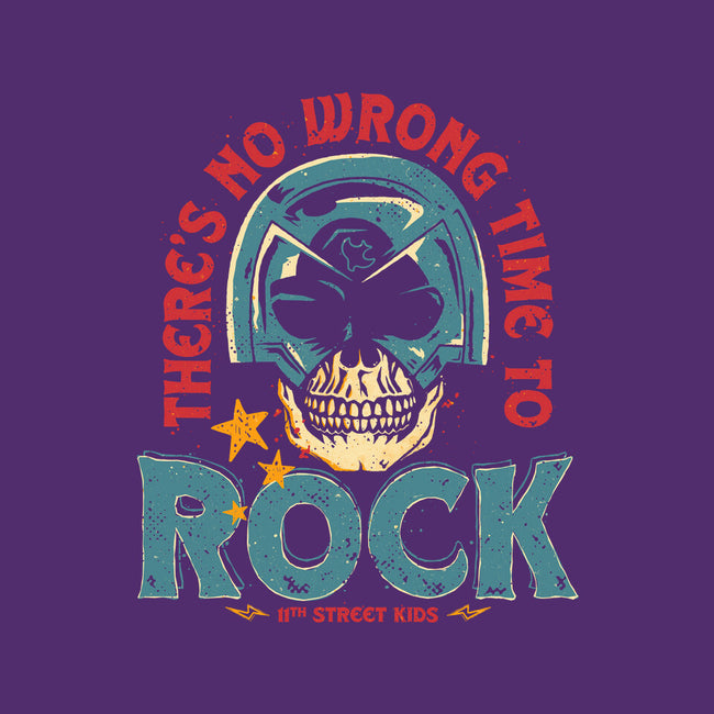 No Wrong Time To Rock-Unisex-Kitchen-Apron-teesgeex