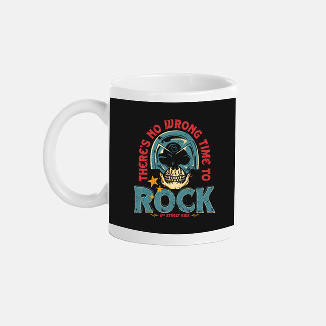No Wrong Time To Rock-None-Mug-Drinkware-teesgeex