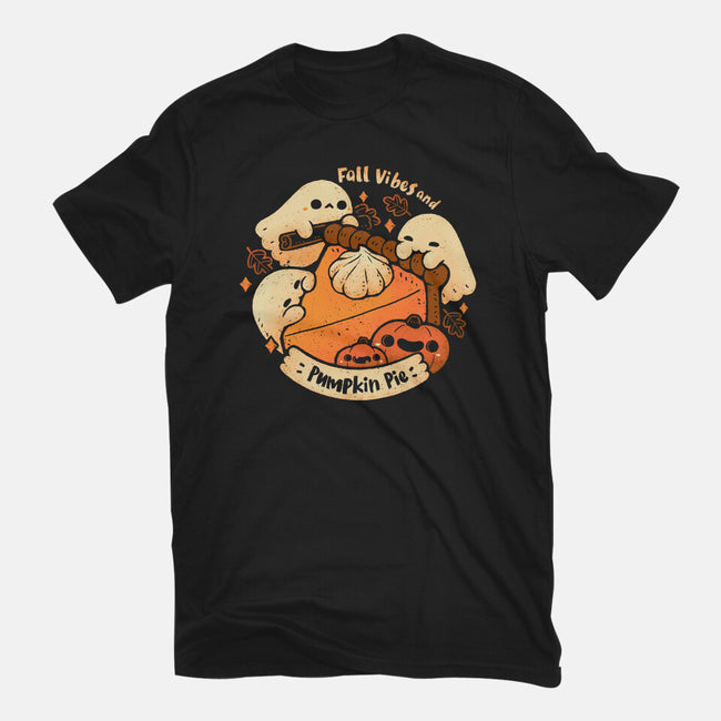 Fall Vibes And Pumpkin Pie-Womens-Fitted-Tee-xMorfina