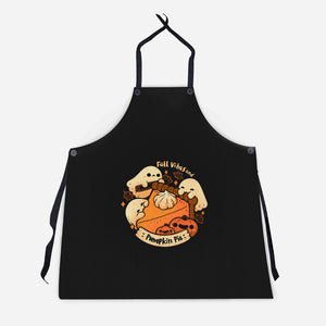 Fall Vibes And Pumpkin Pie-Unisex-Kitchen-Apron-xMorfina