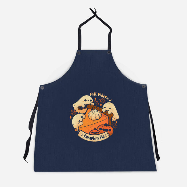 Fall Vibes And Pumpkin Pie-Unisex-Kitchen-Apron-xMorfina