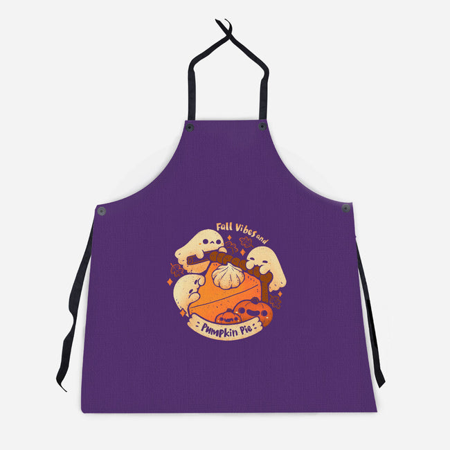 Fall Vibes And Pumpkin Pie-Unisex-Kitchen-Apron-xMorfina