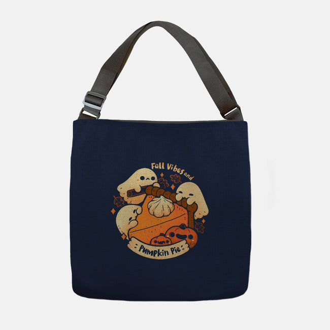 Fall Vibes And Pumpkin Pie-None-Adjustable Tote-Bag-xMorfina