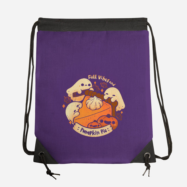 Fall Vibes And Pumpkin Pie-None-Drawstring-Bag-xMorfina