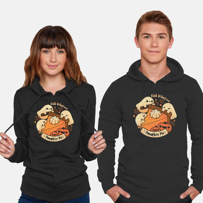 Fall Vibes And Pumpkin Pie-Unisex-Pullover-Sweatshirt-xMorfina