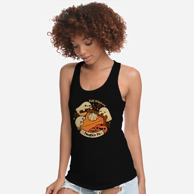 Fall Vibes And Pumpkin Pie-Womens-Racerback-Tank-xMorfina