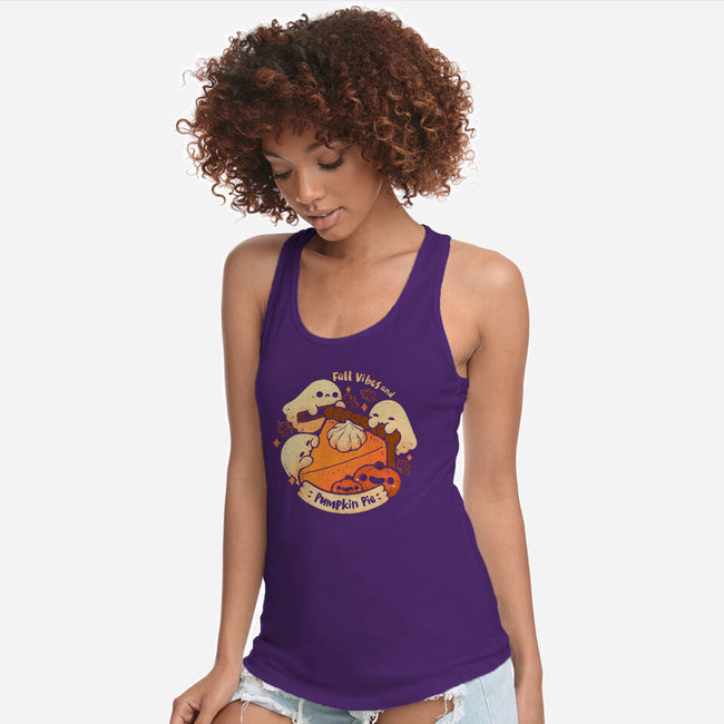 Fall Vibes And Pumpkin Pie-Womens-Racerback-Tank-xMorfina