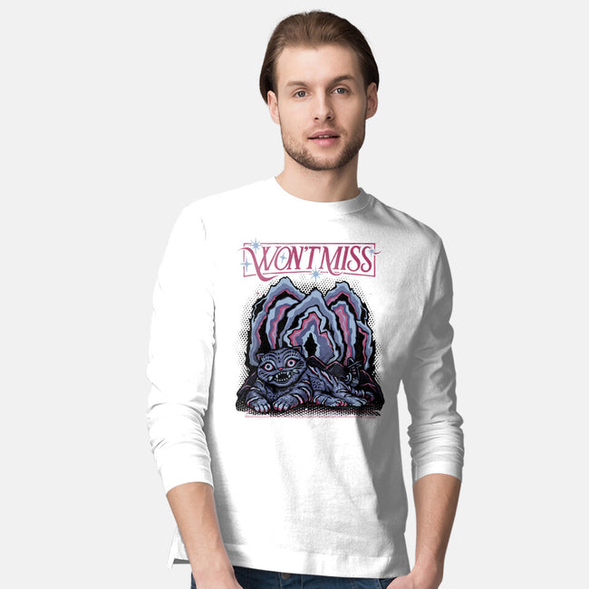 Will Not Miss-Mens-Long Sleeved-Tee-glitchygorilla