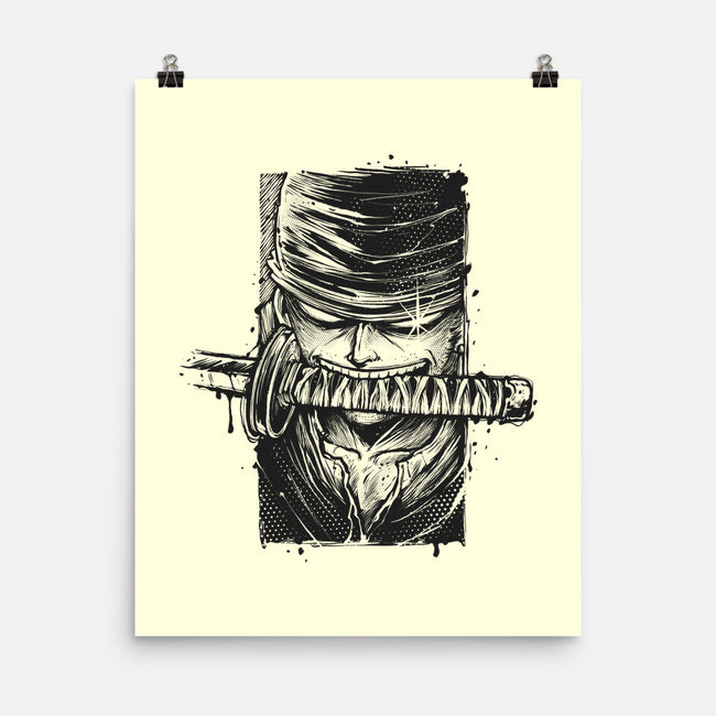 Hunter Blade-None-Matte-Poster-glitchygorilla