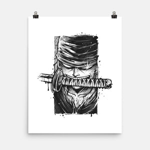 Hunter Blade-None-Matte-Poster-glitchygorilla
