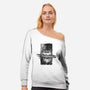 Hunter Blade-Womens-Off Shoulder-Sweatshirt-glitchygorilla