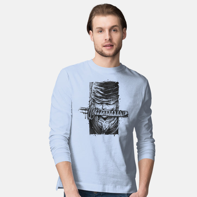 Hunter Blade-Mens-Long Sleeved-Tee-glitchygorilla