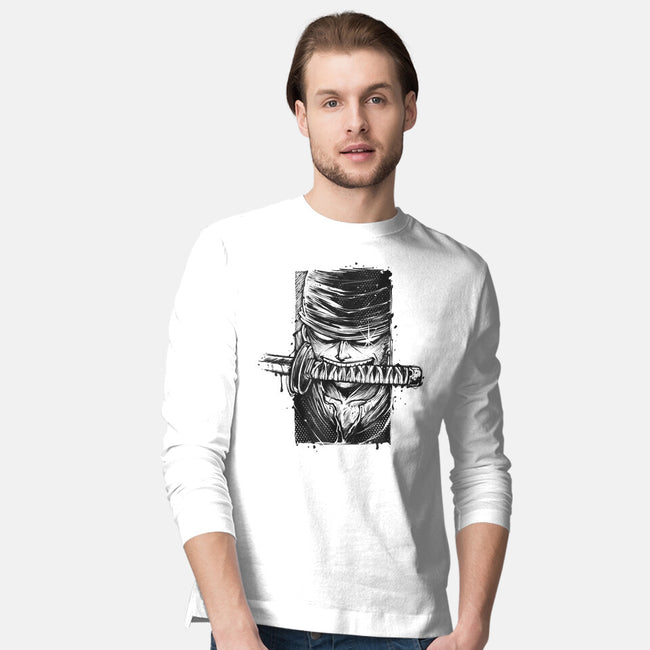 Hunter Blade-Mens-Long Sleeved-Tee-glitchygorilla