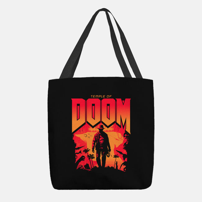 Temple Of Doom-None-Basic Tote-Bag-rocketman_art