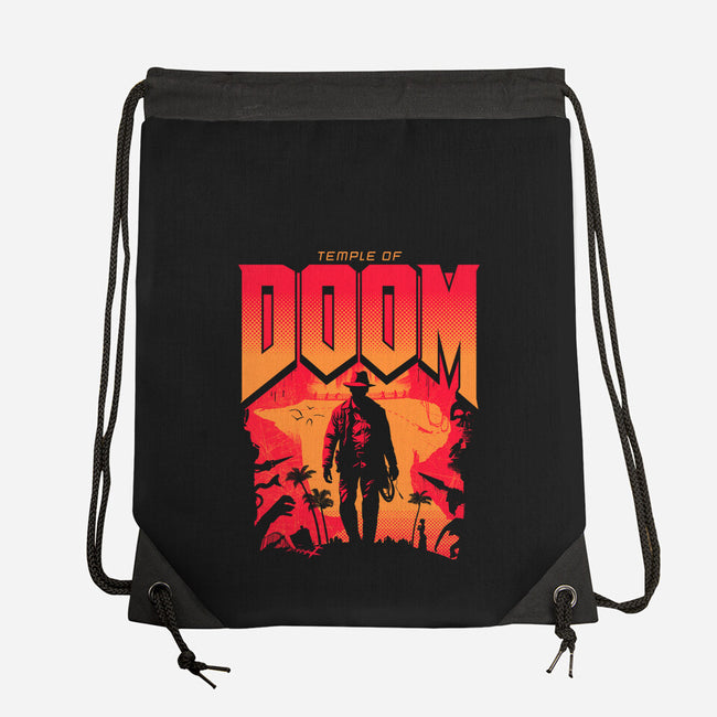 Temple Of Doom-None-Drawstring-Bag-rocketman_art