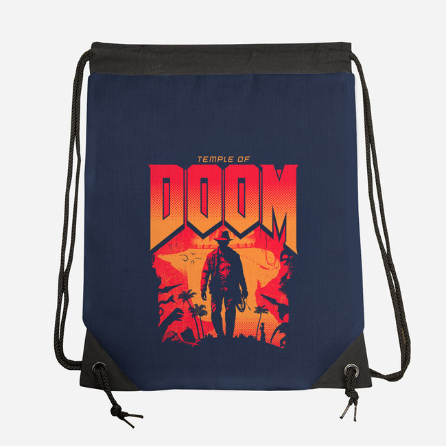 Temple Of Doom-None-Drawstring-Bag-rocketman_art