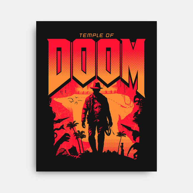 Temple Of Doom-None-Stretched-Canvas-rocketman_art