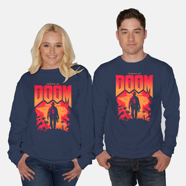 Temple Of Doom-Unisex-Crew Neck-Sweatshirt-rocketman_art