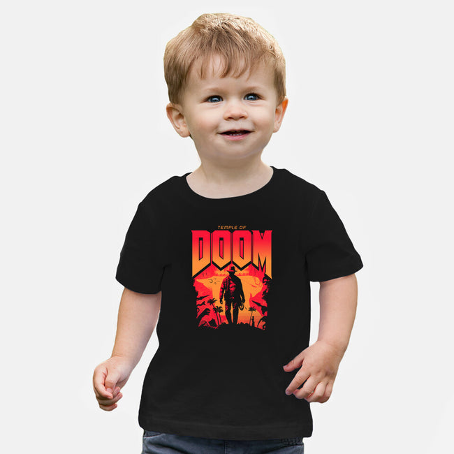 Temple Of Doom-Baby-Basic-Tee-rocketman_art