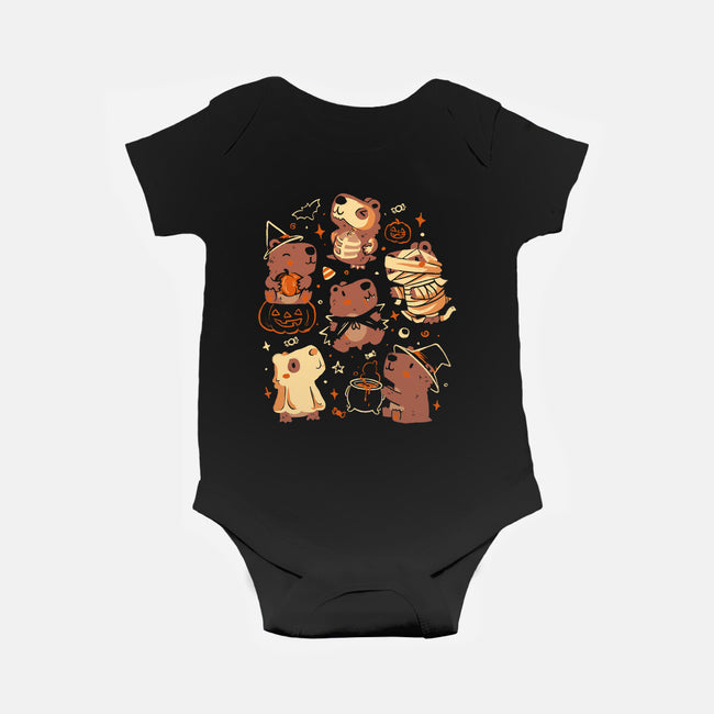 Spooky Capys-Baby-Basic-Onesie-eduely