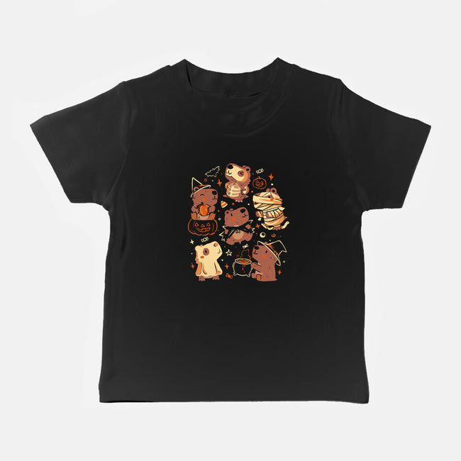 Spooky Capys-Baby-Basic-Tee-eduely