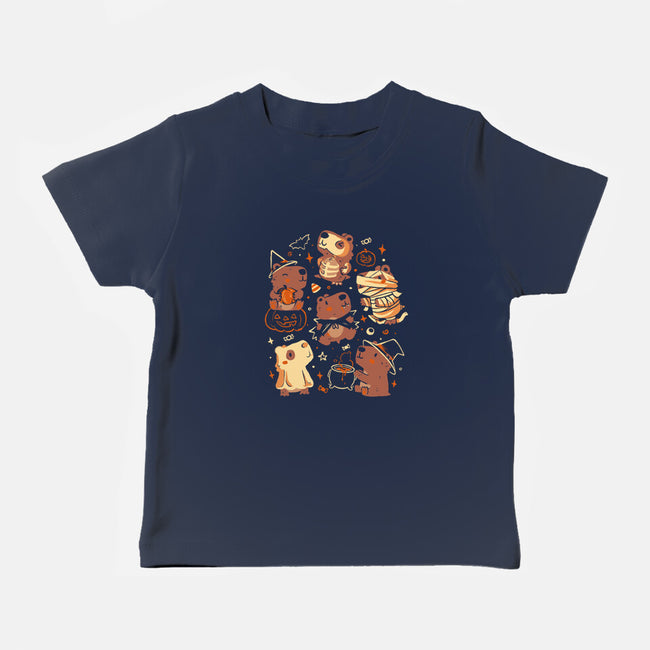 Spooky Capys-Baby-Basic-Tee-eduely