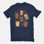 Spooky Capys-Womens-Fitted-Tee-eduely