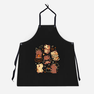 Spooky Capys-Unisex-Kitchen-Apron-eduely