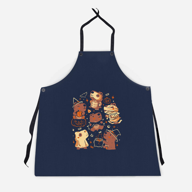 Spooky Capys-Unisex-Kitchen-Apron-eduely