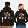 Spooky Capys-Unisex-Zip-Up-Sweatshirt-eduely