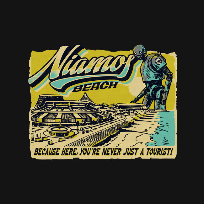 Niamos Beach-None-Fleece-Blanket-Wheels
