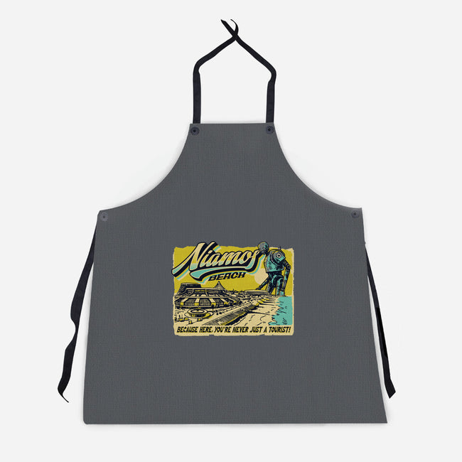 Niamos Beach-Unisex-Kitchen-Apron-Wheels