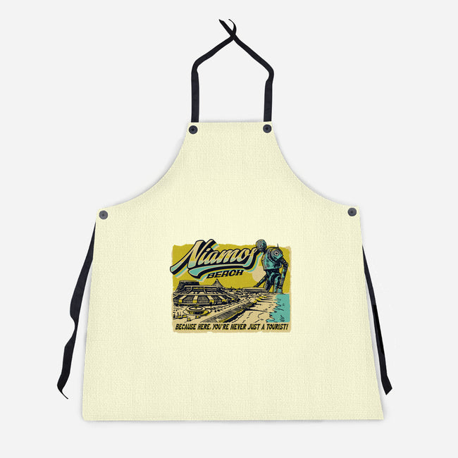 Niamos Beach-Unisex-Kitchen-Apron-Wheels